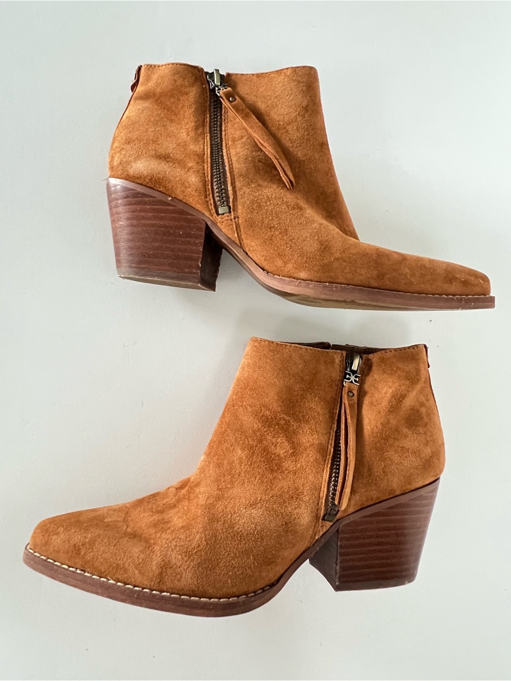 Sam Edelman Suede Leather Ankle Women’s Boots 7.5